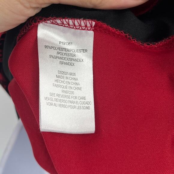 Almost Famous Velvet Floral Wrap Dress Sz L Whimsigoth Holiday Glam Tulip Hem - Picture 10 of 11